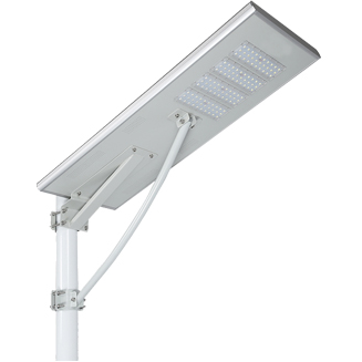 All in one solar integrated street light with high quality  LiFe P04 lithium battery